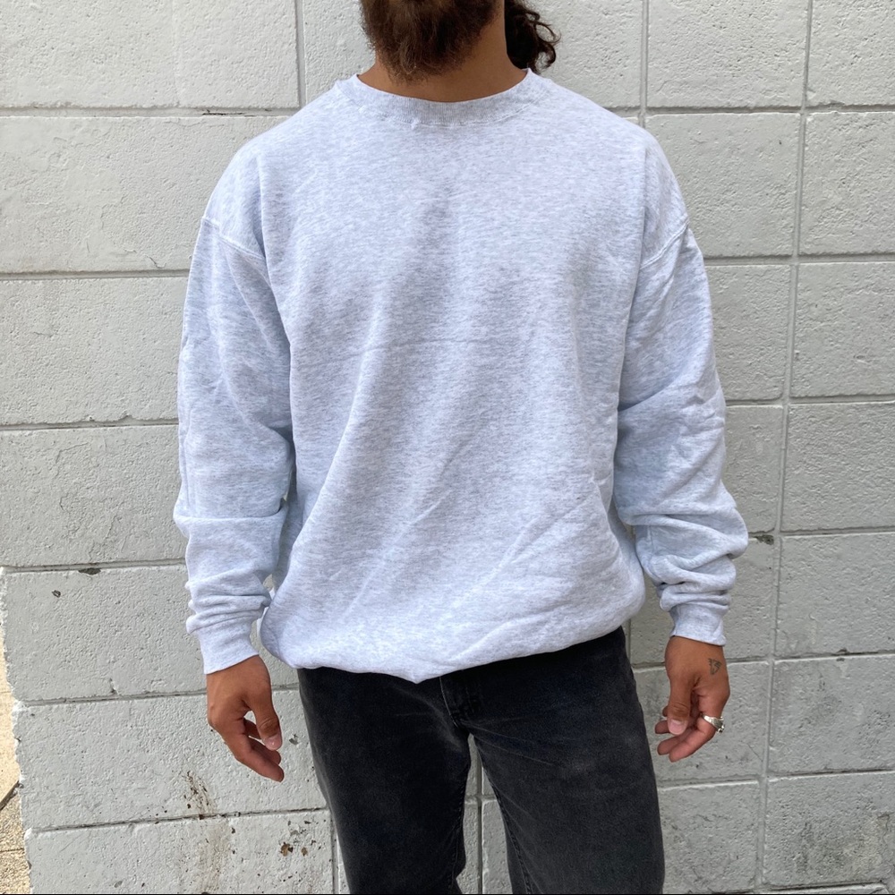 Vintage Pro Player Blank Grey Crewneck Sweater